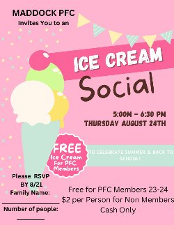 Photo of Ice Cream social flyer